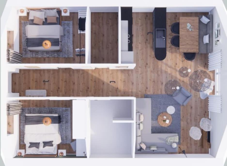 Ferienwohnung Der Schuppen Mildstedt Exterior foto